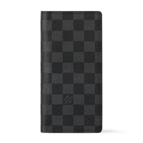 Louis Vuitton - Ví Nam Louis Vuitton LV Knows Brazza N62665 Damier Màu Xám Đen - Vua Hàng Hiệu