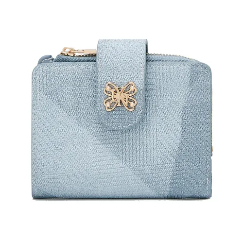 Ví Nữ Lyn Butterfly Short Wallet - Blue Variation 2 LL25CWF074 Màu Xanh Blue - Túi xách - Vua Hàng Hiệu