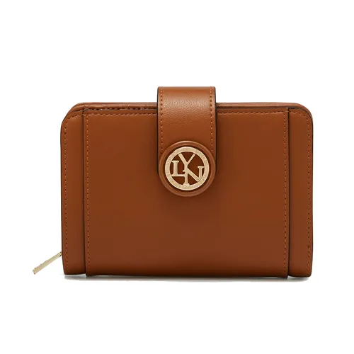 Ví Nữ Lyn Ivar Short Wallet - Brown LL25FWF011 Màu Nâu - Túi xách - Vua Hàng Hiệu