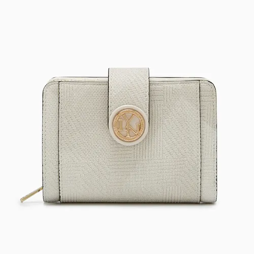 Ví Nữ Lyn Ivar Short Wallet - White Variation 2 LL25FWF011 Màu Trắng Kem - Túi xách - Vua Hàng Hiệu