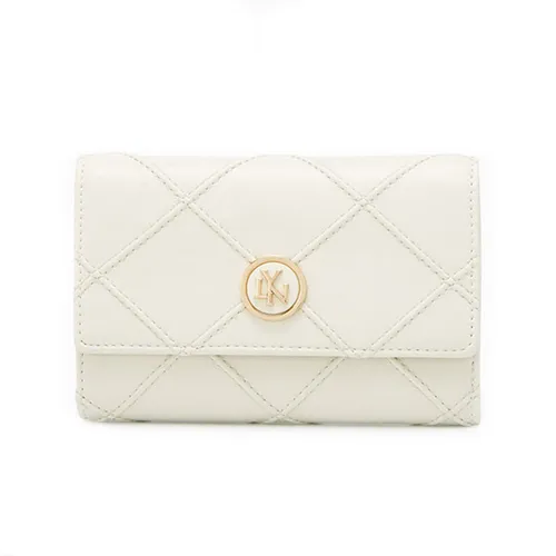 Ví Nữ Lyn Jaylen Short Wallet - Ivory LL25FWF003 Màu Kem