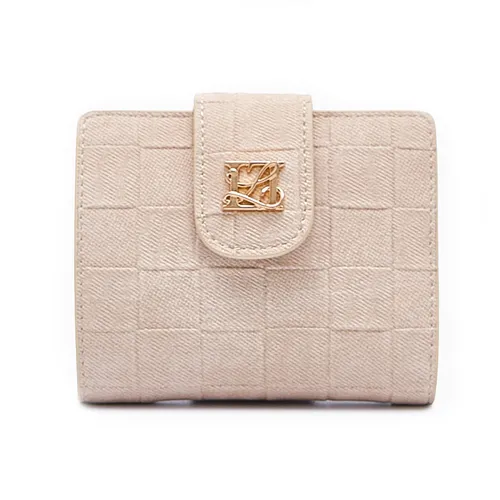 Ví Nữ Lyn Joann Grace Flap Wallet - Biege Variation 2 LL25CWF959 Màu Be