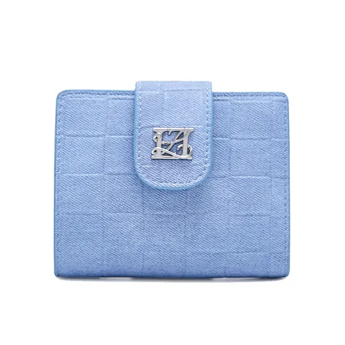 Ví Nữ Lyn Joann Grace Flap Wallet - Blue Variation 2 LL25CWF959 Màu Xanh Blue