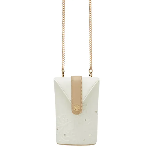 Ví Nữ Lyn Junni Phone Pocket Wallet On Chain - Ivory LL25CWF009 Màu Kem Be - Túi xách - Vua Hàng Hiệu