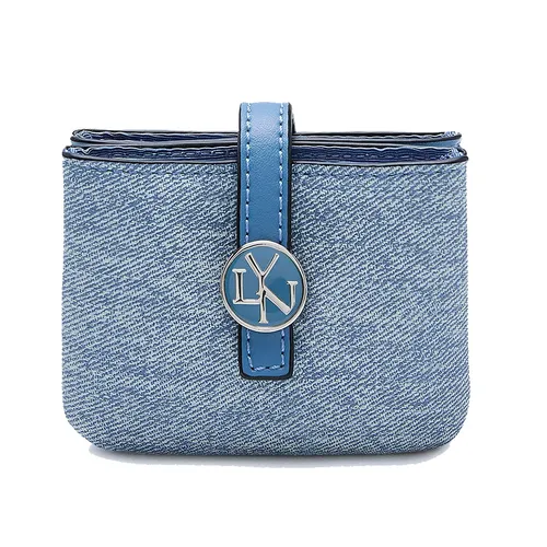 Ví Nữ Lyn Layla Card Holder Wallet - Blue Variation 2 LL25CWF948 Màu Xanh Blue - Túi xách - Vua Hàng Hiệu