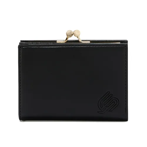 Ví Nữ Lyn Nyxia Infinite Frame Short Wallet - Black LL25CWM058 Màu Đen - Túi xách - Vua Hàng Hiệu