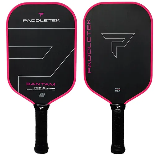 Vợt Pickleball Paddletek Bantam TKO-C 14.3mm Pink Limited Màu Đen Hồng - Pickleball - Vua Hàng Hiệu