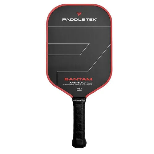 Vợt Pickleball Paddletek Bantam TKO-CX 12.7mm Màu Đen Đỏ - Pickleball - Vua Hàng Hiệu