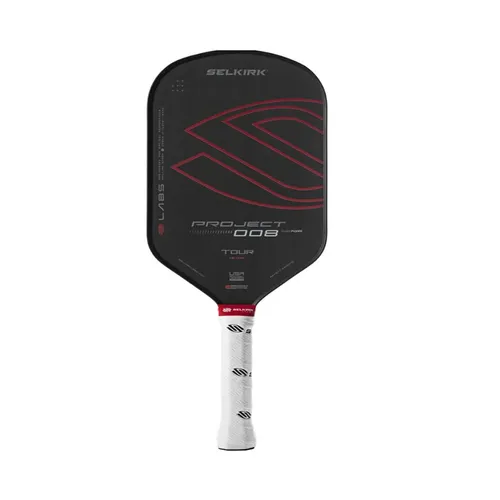Vợt Pickleball Selkirk Labs Project 008 16mm Tour Màu Đen Đỏ