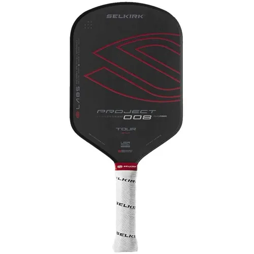 Vợt Pickleball Selkirk Labs Project 008 Invikta 16mm Màu Đỏ - Đen