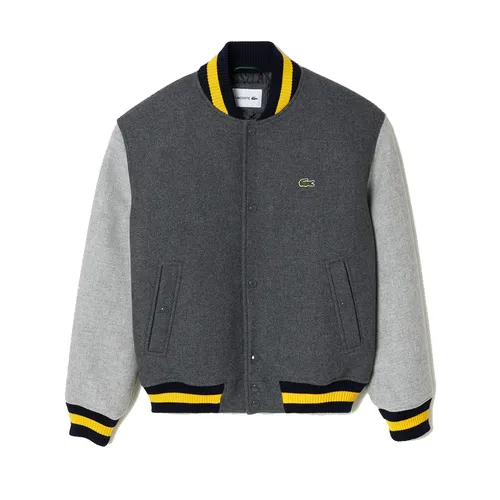 Áo Khoác Nam Lacoste Varsity BH0562_QIV Màu Xám