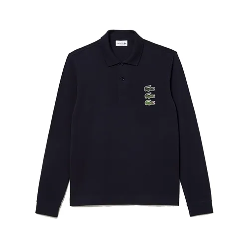 Áo Polo Dài Tay Nam Lacoste L.12.12 Original PH5723-99 HDE Màu Xanh Navy
