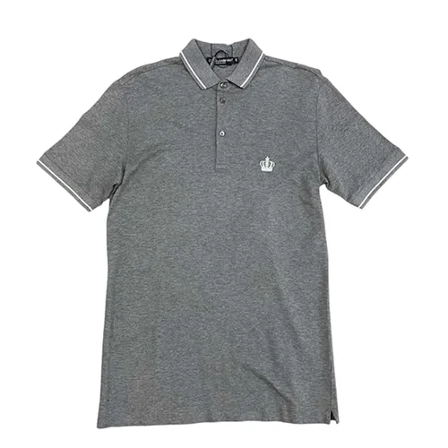 Áo Polo Nam Dolce & Gabbana D&G Logo G8GI2T Màu Xám Size 46