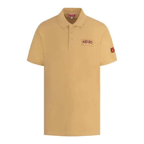 Áo Polo Nam Kenzo Paris Classic Logo FC65PO0034PU 11 Màu Be Size M