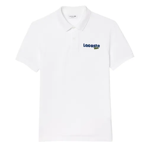 Áo Polo Nam Lacoste Regular Fit L.12.12 Washed Effect PH7426 001 Shirt Màu Trắng Size 2