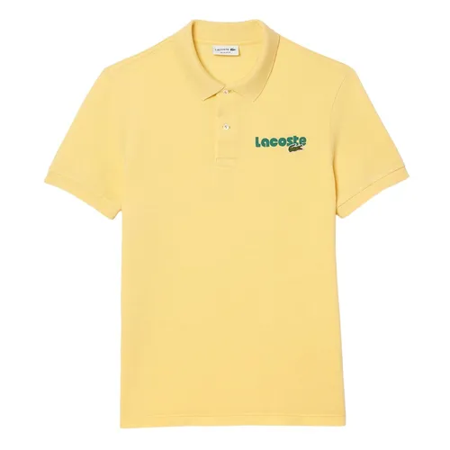 Áo Polo Nam Lacoste Regular Fit L.12.12 Washed Effect PH7426 IY1 Yeallow Màu Vàng Size 2