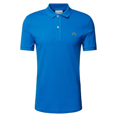Áo Polo Nam Lacoste Slim Fit Polo In Petit Piqué PH4012 QPT Màu Xanh Blue Size 3