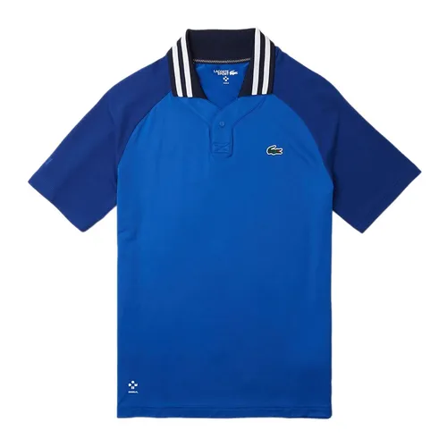 Áo Polo Nam Lacoste Tennis x Daniil Medvedev DH7381 54G ISS Màu Xanh Blue Size 4