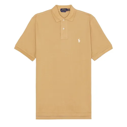Áo Polo Nam Ralph Lauren Solid Mesh Polo Cafe Tan 710534735379 Màu Nâu Cafe Size S