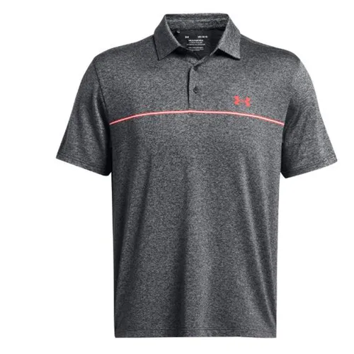 Áo Polo Nam Under Armour Playoff 3 Stripe 1378676-005 Màu Xám Size S