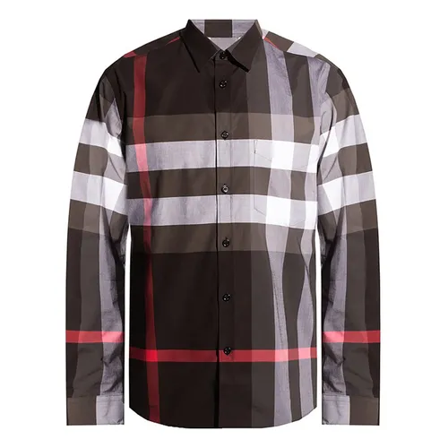 Áo Sơ Mi Dài Tay Nam Burberry Long-Sleeved Striped Shirt 'Multicolor' 8023772 Phối Màu Size S
