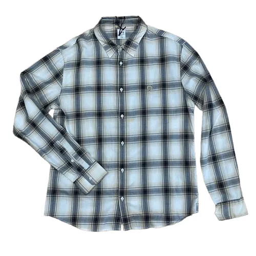 Áo Sơ Mi Dài Tay Nam CPS Chaps Men's Long Sleeve Shirt Phối Màu Size M