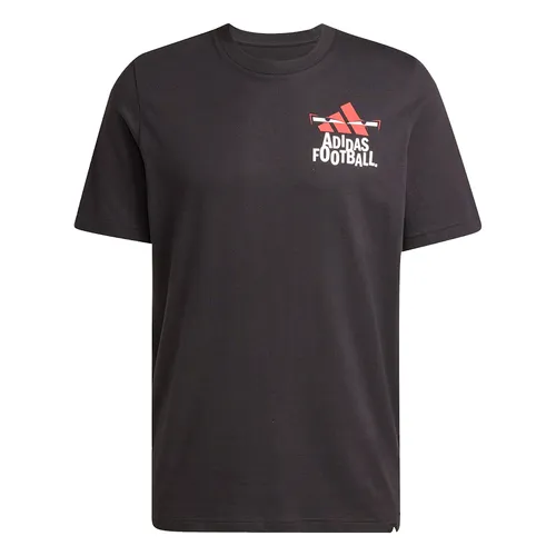 Áo Thun Nam Adidas Graphic Men's Football T-Shirt JD8216 Màu Đen Size M