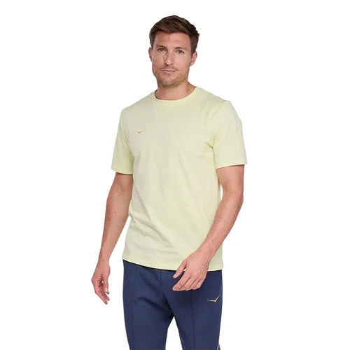 Áo Thun Nam Hoka Team Gpx T-Shirt Yellow 1158055-CYJ Màu Vàng Nhạt Size XS