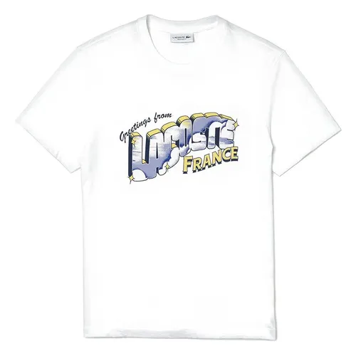 Áo Thun Nam Lacoste Short Sleeve T-Shirt TH5180 00 Màu Trắng Size 4