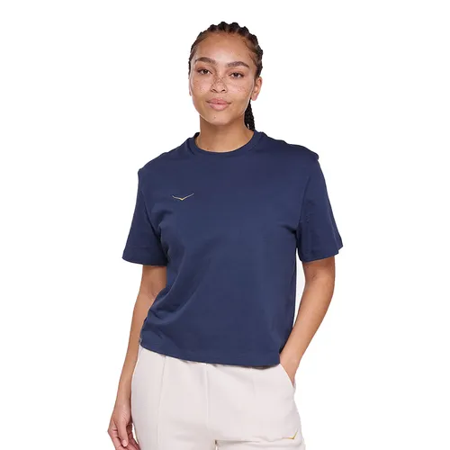 Áo Thun Nữ Hoka Team Gpx T-Shirt 1158111-VST Màu Xanh Navy Size L