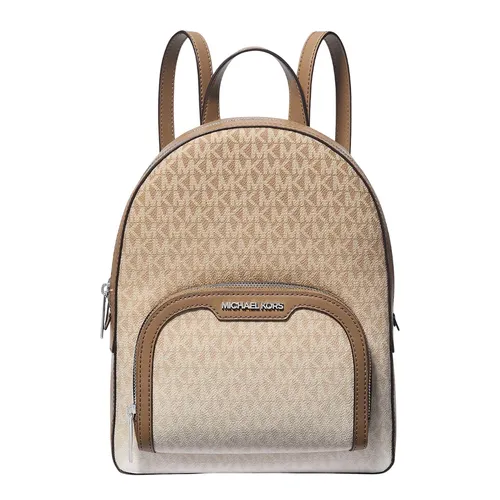 Balo Nữ Michael Kors MK Jaycee Medium Ombré Signature Logo Backpack 35R5S8TB8V Màu Camel