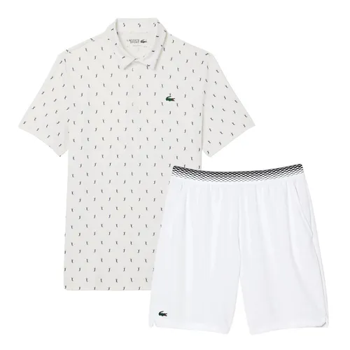 Bộ Quần Áo Nam Lacoste Men's Regular Fit UV Protect Golf DH5175 00 U8Z/GH5209 00 001 Màu Trắng Size 5