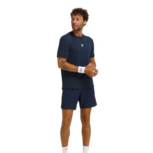 Bộ Quần Áo Nam Wilson Game Point Seamless Tee Màu Xanh Navy Size M (Form Âu)
