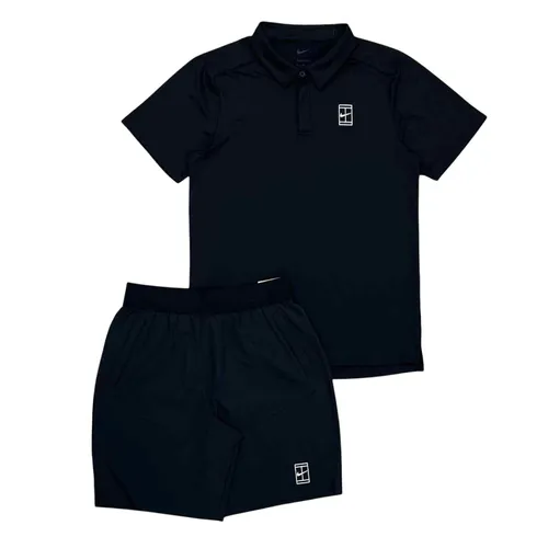 Bộ Thể Thao Nam Nike Court Advantage FZ6914-010 / FZ6908-010 Màu Đen Size M