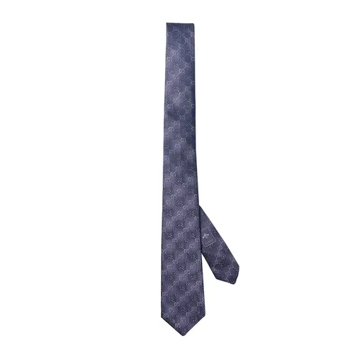 Cà Vạt Nam Gucci GG Silk Tie Màu Tím