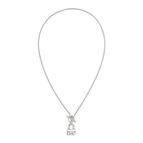 Dây Chuyền Nữ Hermès Amulettes Constance Pendant Màu Bạc