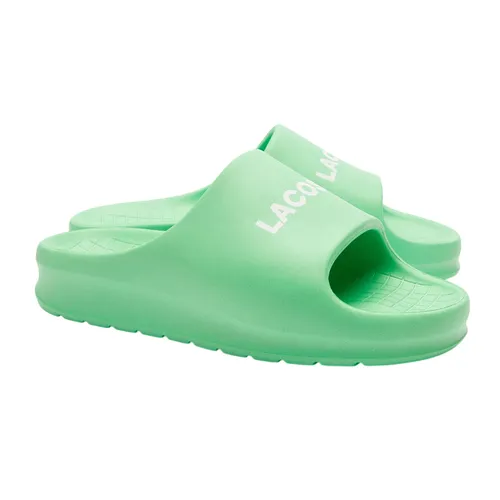 Dép Nam Lacoste Serve Slide 2.0 47CMA0015 1R7 Màu Xanh Mint Size 6