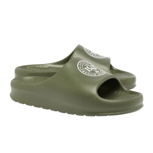 Dép Nam Lacoste Serve Slide 2.0 48CMA0011 255 Màu Xanh Olive Size 8