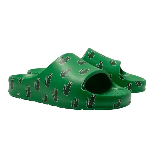 Dép Nam Lacoste Serve Slide 2.0 Colour Pop 46CMA0043 Màu Xanh Green Size 7