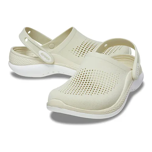 Dép Sục Nam Crocs Men LiteRide 360 Clog Bone Màu Kem Size 39