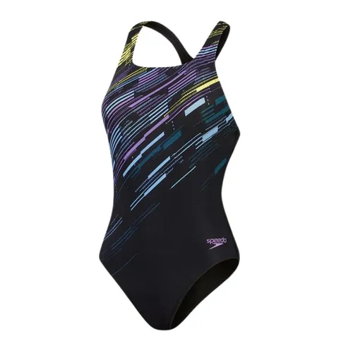 Đồ Bơi Một Mảnh Nữ Speedo Digital Placement Medalist Màu Đen Size 2XS