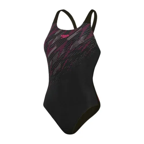 Đồ Bơi Một Mảnh Nữ Speedo Hyperboom Placement Muscleback 8-00375216897 Màu Đen Size 2XS