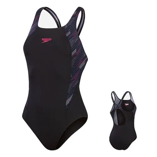 Đồ Bơi Một Mảnh Nữ Speedo Hyperboom Splice Muscleback One Piece Swimsuit 8-1351616765 Black Màu Đen Size 2XS