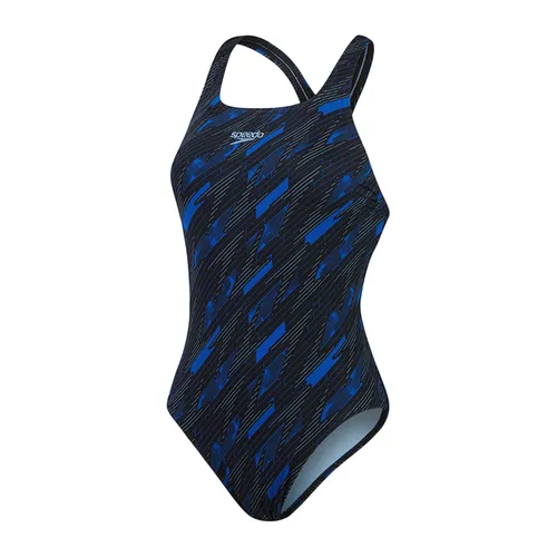 Đồ Bơi Nữ Speedo Hyperboom Allover Medalist One Piece Swimsuit 8-1219916764 Màu Xanh Blue Size XS