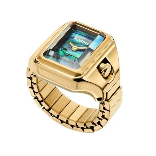 Đồng Hồ Dạng Nhẫn Nữ Fossil Raquel Watch Ring Stainless Steel ES5411 Màu Vàng Gold