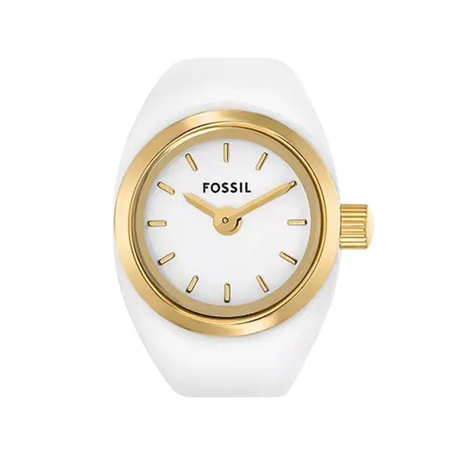 Đồng Hồ Dạng Nhẫn Nữ Fossil Watch Ring Two-Hand Gold-Tone Stainless Steel ES5412 Màu Vàng Trắng