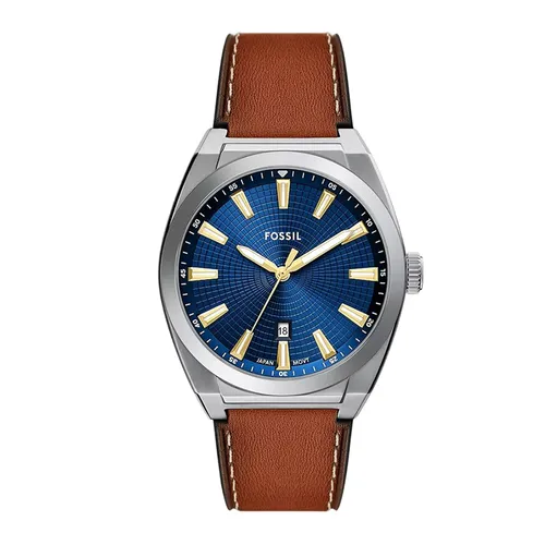 Đồng Hồ Nam Fossil Everett Brown Leather Watch FS6115 Màu Nâu