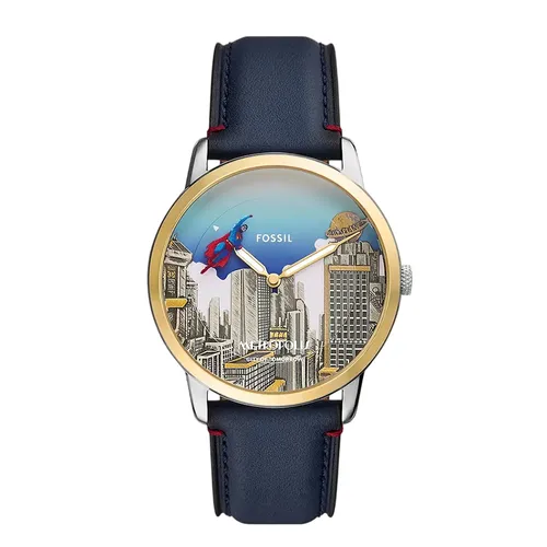 Đồng Hồ Nam Fossil x Superman Limited-Edition Metropolis Watch Set LE1208SET Màu Xanh Navy