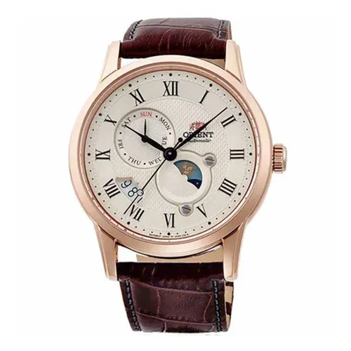 Đồng Hồ Nam Orient Sun And Moon Gen 3 RA-AK0007S10B (RN-AK0001S) Watch Màu Nâu