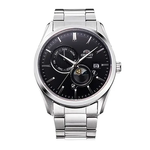 Đồng Hồ Nam Orient Sun And Moon Gen 5 RA-AK0307B Màu Đen Bạc